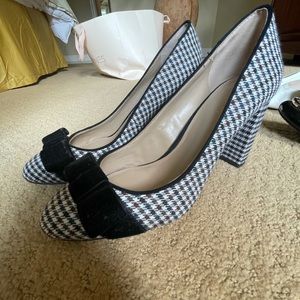 Plaid Heels with Bows Ann Taylor